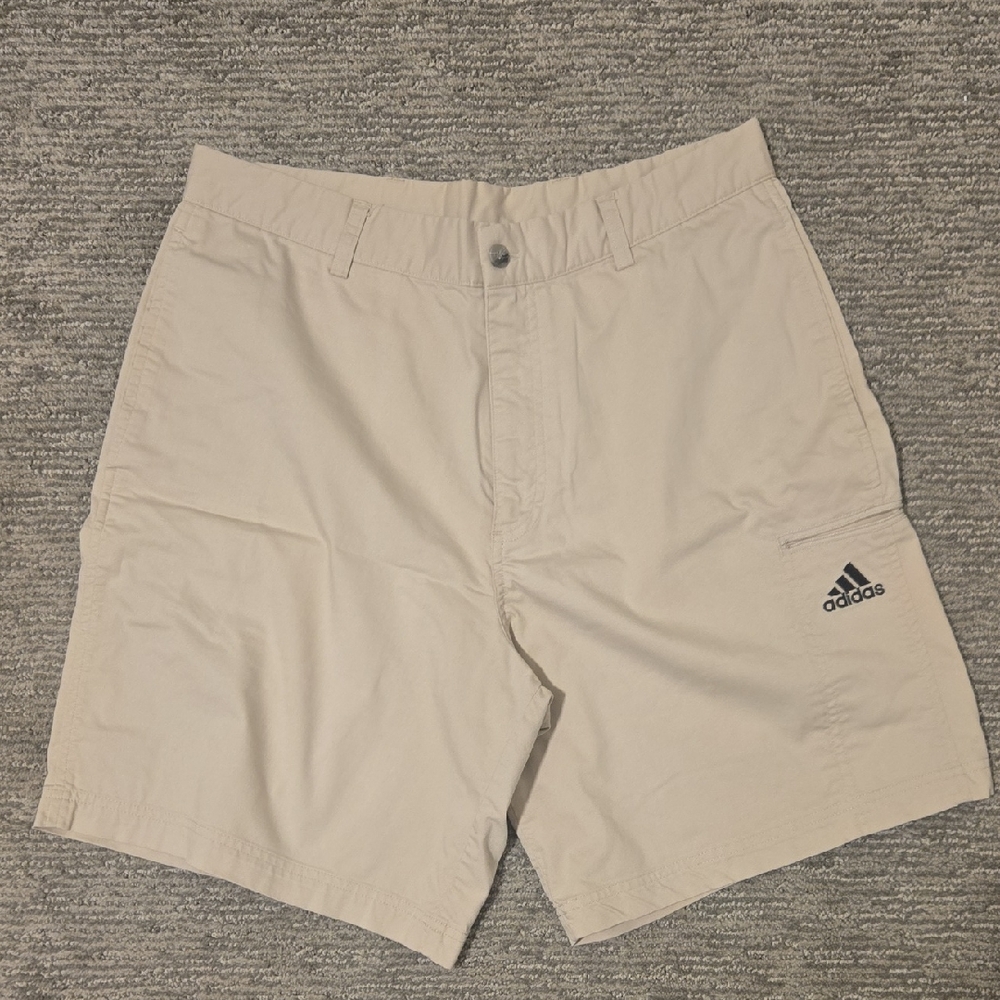 Adidas Men's Light Tan Athletic Shorts